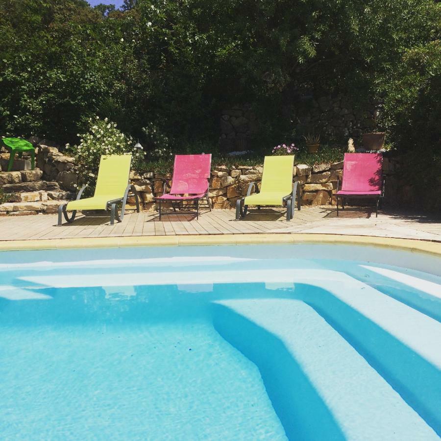 L'Oustaou B&B Piscine & Spa Besse-sur-Issole Eksteriør billede